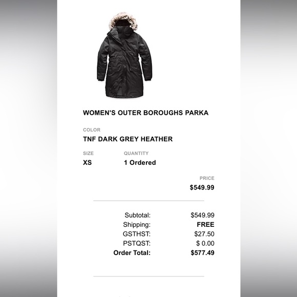 The North Face Women’s Winter Parka XS - Picture 3 of 3